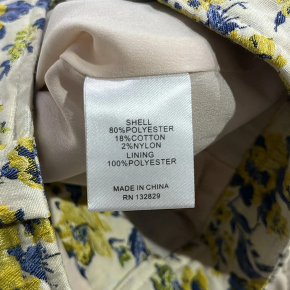 NWT Lovers + Friends Warren Floral Yellow & Blue High Waisted Shorts Sz M - Picture 7 of 7